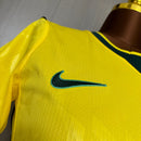 Camisa Brasil Feminina Titular 2026 - Amarela