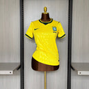Camisa Brasil Feminina Titular 2026 - Amarela