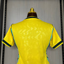Camisa Brasil Feminina Titular 2026 - Amarela