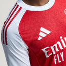 Camisa Arsenal Titular 25/26 - Vermelho e Branco