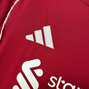 Camisa Liverpool 25/26 - Versão Manga Longa vermelha