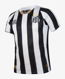 Camisa Santos Fora 24/25 - Preta e Branca