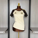 Camisa Flamengo Treino Comissão 2026 - Feminina Bege