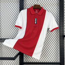 Camisa Ajax Polo Edição Especial 25/26 - Vermelho e Branco