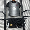 Conjunto Infantil Barcelona 25/26 - Preto