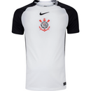 Camisa Corinthians Titular 25/26 - Branco e Preto