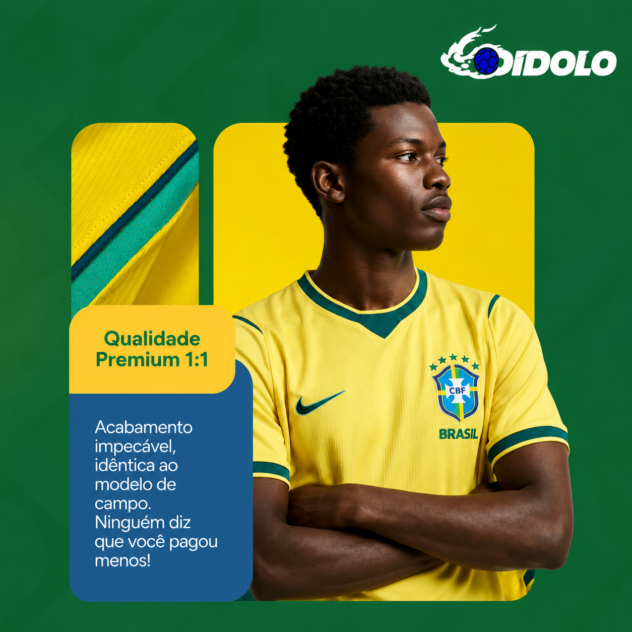 Camisa Oficial da Seleção 2026 - Torcedor Pro®