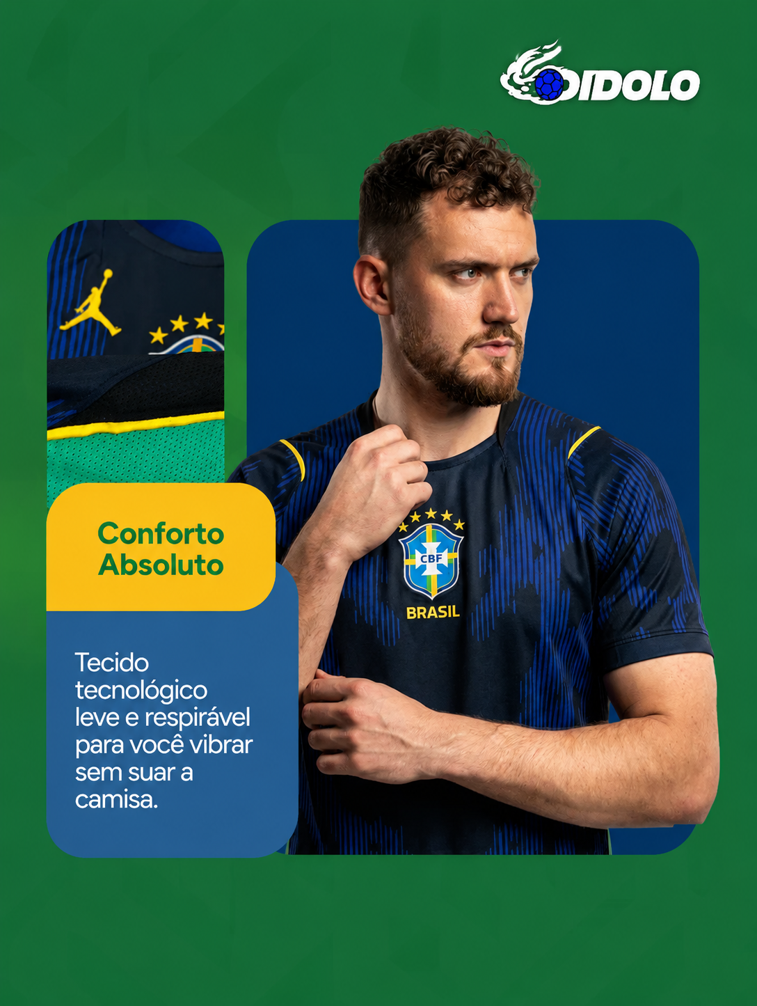 Camisa Oficial da Seleção 2026 - Torcedor Pro®