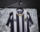 Camisa Santos Fora 24/25 - Preta e Branca