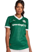Camisa Palmeiras Titular 25/26 - Versão Feminina Baby Look Verde