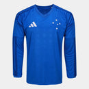 Camisa Cruzeiro Titular Manga Longa 26/27 - Azul Masculino