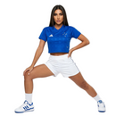Cropped Cruzeiro Titular 26/27 - Versão Feminina Azul