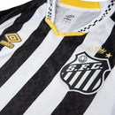 Camisa Santos Reserva 25/26 - Preta e Branca