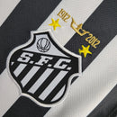 Camisa Santos Nike Fora 2012/13 - Versão Retrô Preta e Branca Listrada Neymar Jr