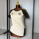 Camisa Flamengo Treino Comissão 2026 - Feminina Bege
