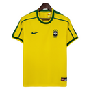 Camisa Brasil Titular 98/99 - Versão Retrô Amarela