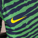 Camisa Brasil Pré-Jogo 2022 - Versão Jogador Verde