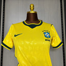 Camisa Brasil Feminina Titular 2026 - Amarela